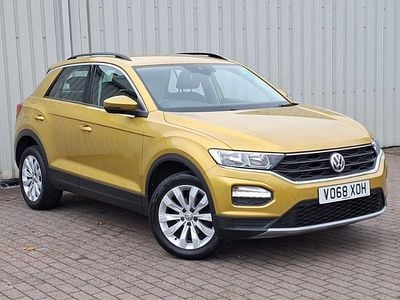 Yellow Used 2018 VW T-Roc SE SUV | £11,698 (Fair price)