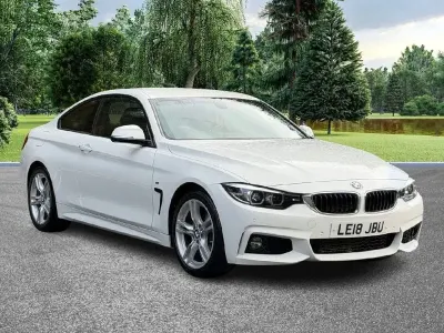 Usado BMW 420 M Sport 190 CV (139 kW) 2018 Blanco Coupe