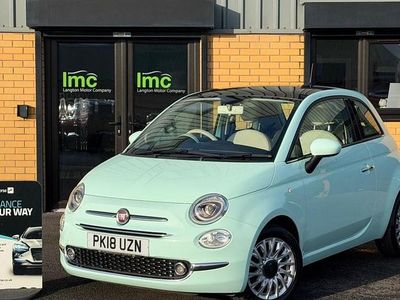 Used Fiat 500 Lounge 69 HP (50 kW) 2018 Green Hatchback