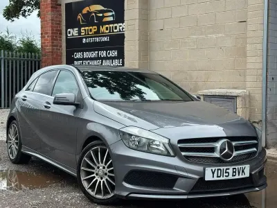 Used Mercedes A180 AMG 107 HP (78 kW) 2015 Grey Hatchback