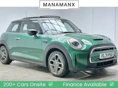Used Mini Cooper SE Hatch 2021 British racing green iv Hatchback