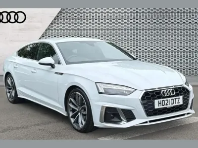 Used Audi A5 S-Line 161 HP (118 kW) 2021 White Coupe