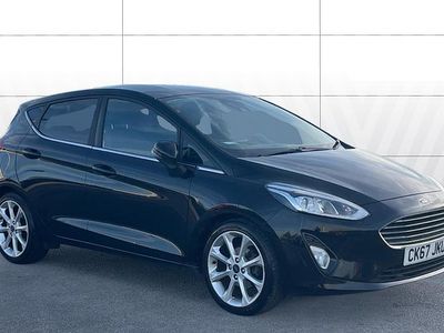 Black Used 2017 Ford Fiesta Titanium Hatchback | £6,778 (Fair price)