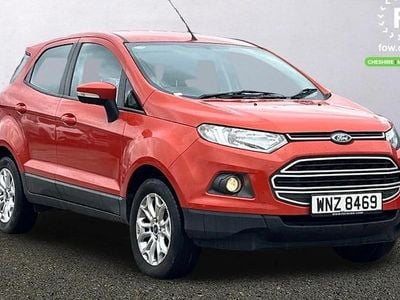 Used Ford Ecosport Zetec 112 HP (82 kW) 2017 Red SUV