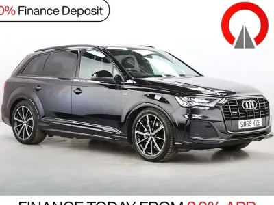 Used Audi Q7 Black Edition 286 HP (210 kW) 2020 Black SUV