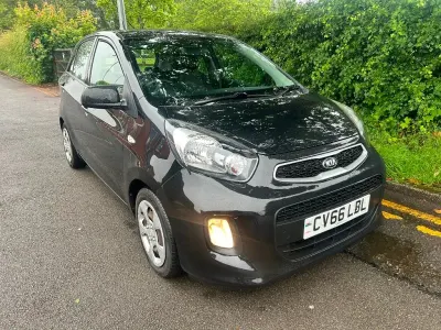Used Kia Picanto Air 66 HP (48 kW) 2016 Black Hatchback