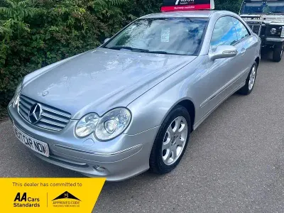 Used Mercedes CLK240 Elegance 2003 Silver Coupe