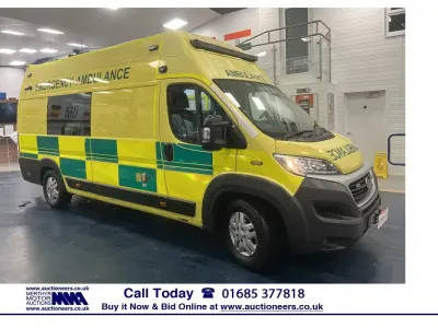 Used Fiat Ducato 180 HP (132 kW) 2017 Yellow Van