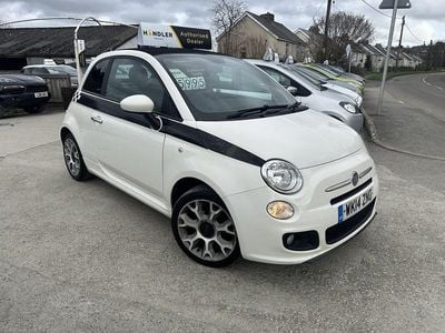 Used Fiat 500C S 69 HP (50 kW) 2014 White Cabriolet