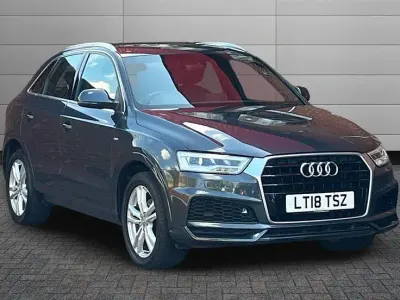 Używany Audi Q3 S-Line 150 KM (110 kW) 2018 Szary SUV
