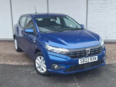 Used Dacia Sandero Comfort 91 HP (66 kW) 2022 Blue Hatchback