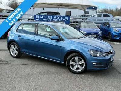 Used VW Golf VII Edition 125 HP (91 kW) 2017 Blue Hatchback