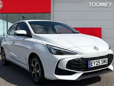 Used MG MG3 SE 116 HP (85 kW) 2025 White Hatchback