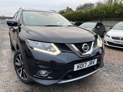 Black Used 2017 Nissan X-Trail N-Vision SUV | £6,995 (Fair price)