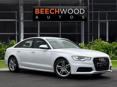 White Used 2013 Audi A6 S-Line Sedan | £8,500 (Fair price)