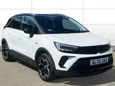 Used Vauxhall Crossland Ultimate 110 HP (80 kW) 2023 White SUV