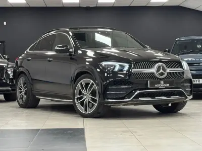 Used Mercedes GLE400 AMG line 2020 Black Coupe
