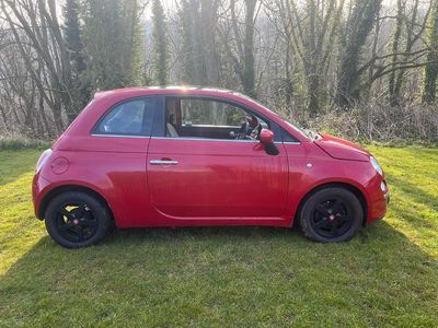 Used Fiat 500 Lounge 85 HP (62 kW) 2010 Red Hatchback