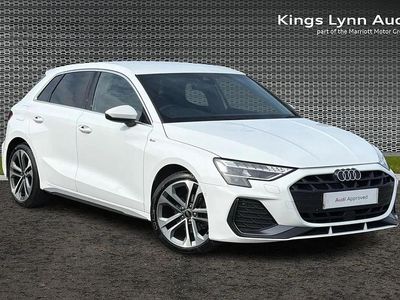 Used Audi A3 S-Line 113 HP (83 kW) 2025 White Hatchback