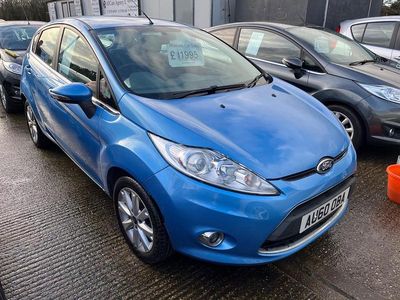 Used Ford Fiesta Zetec 2010 Blue Hatchback