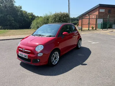 Used Fiat 500C S 69 HP (50 kW) 2015 Red Cabriolet