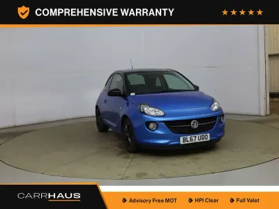 Used Vauxhall Adam 70 HP (51 kW) 2017 Blue Hatchback