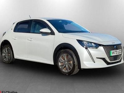 White Used 2020 Peugeot e-208 Allure Hatchback | £9,995 (Fair price)