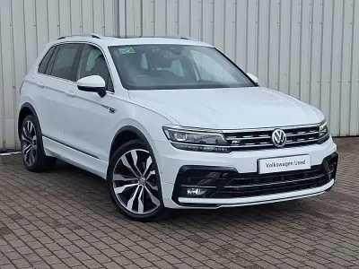Second-hand VW Tiguan R-line 150 CP (110 kW) 2020 Alb SUV