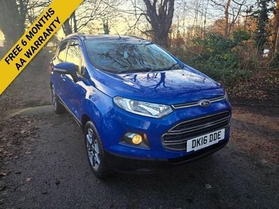 Blue Used 2016 Ford Ecosport Titanium SUV | £4,250 (Fair price)