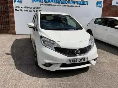 Used Nissan Note Tekna 90 HP (66 kW) 2014 White Hatchback