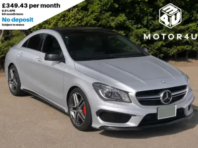 Used Mercedes CLA45 AMG AMG 355 HP (261 kW) 2014 Silver Coupe