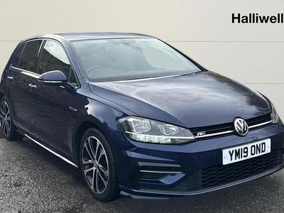 Blue Used 2019 VW Golf VII R-line Hatchback | £16,290 (Fair price)