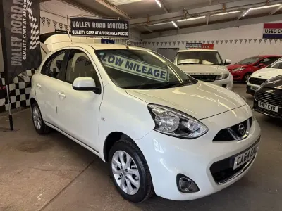 Usata Nissan Micra Acenta 80 CV (58 kW) 2014 Bianco Utilitaria