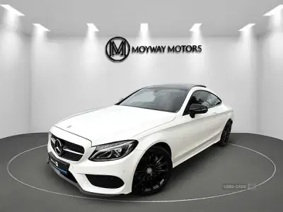 Used Mercedes C250 AMG Line Premium 204 HP (150 kW) 2016 White Coupe