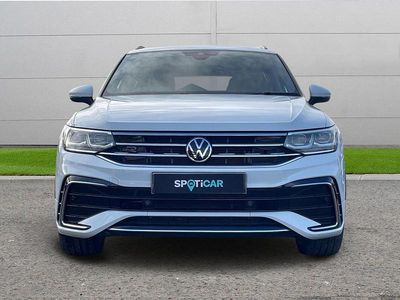 White Used 2021 VW Tiguan R-line SUV | £24,584 (Fair price)