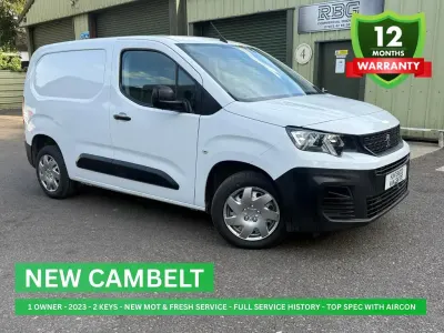 Used Peugeot Partner Premium 131 HP (96 kW) 2023 White MPV