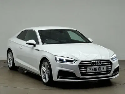 Usado Audi A5 S-Line 150 HP (110 kW) 2018 Branco Coupé