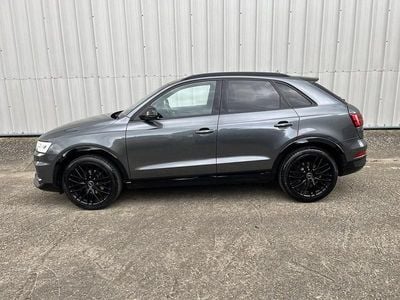 Begagnad Audi Q3 Black Edition 150 HK (110 kW) 2018 Grå SUV