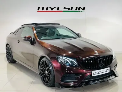 Gebraucht Mercedes E220 AMG Line Premium 2018 Rot Coupé