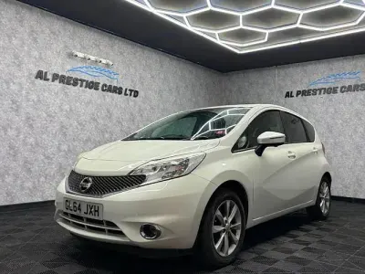 Used Nissan Note S 98 HP (72 kW) 2014 White Hatchback