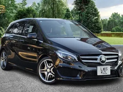 Used Mercedes B250 AMG line 224 HP (164 kW) 2015 Black Hatchback