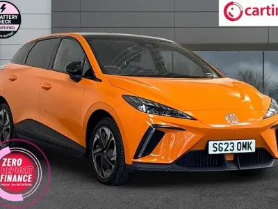 Used MG MG4 EV Trophy 319 kW (435 HP) 2023 Orange Hatchback