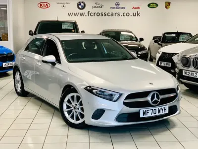 Begagnad Mercedes A200 Executive 163 HK (119 kW) 2020 Silver Halvkombi