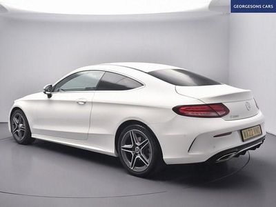 Used Mercedes C200 AMG line 198 HP (145 kW) 2022 White Coupe