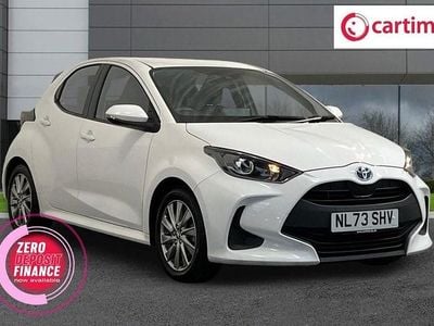 White Used 2023 Toyota Yaris Hybrid Hatchback | £15,843 (Good price)