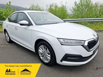 Begagnad Skoda Octavia SE Technology 110 HK (80 kW) 2020 Vit Halvkombi