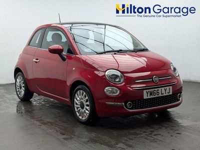 Used Fiat 500 Lounge 69 HP (50 kW) 2016 Red Hatchback