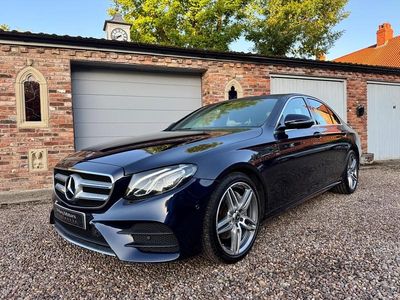 Blue Used 2017 Mercedes E220 AMG line Sedan | £13,795 (Good price)