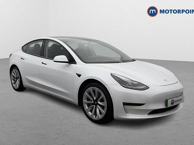 White Used 2021 Tesla Model 3 Long Range AWD Sedan | £18,799 (Fair price)