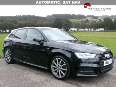 Usado Audi A3 Sportback Black Edition 2019 Negro Utilitario